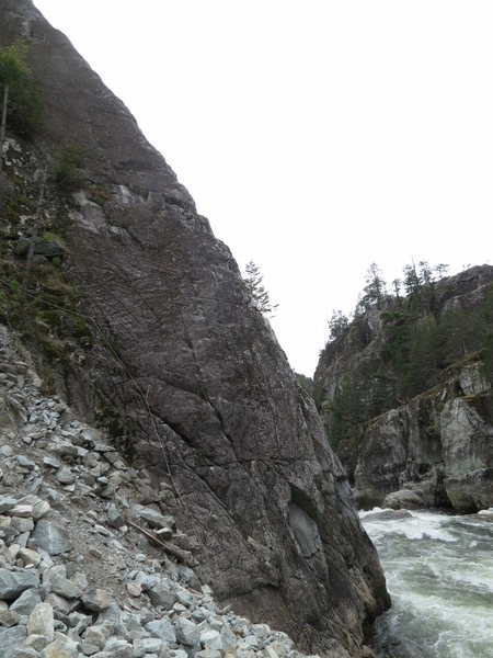 The base of the route