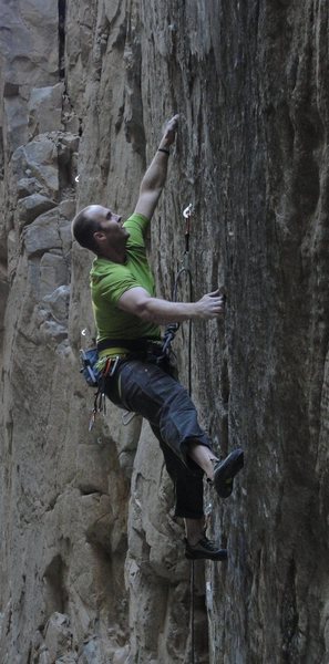 Taylor Roy on Slice of Death.<br>
<br>
Photo by Leah Frazer.