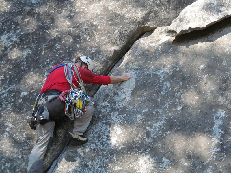 Rock Climb Hanging Flake, Yosemite National Park