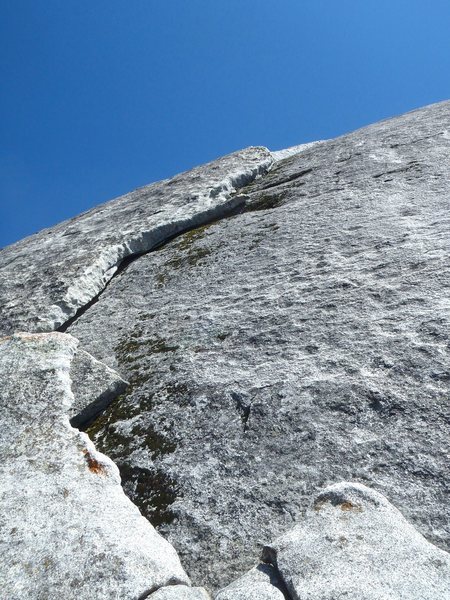 Pitch two from the big ledge.