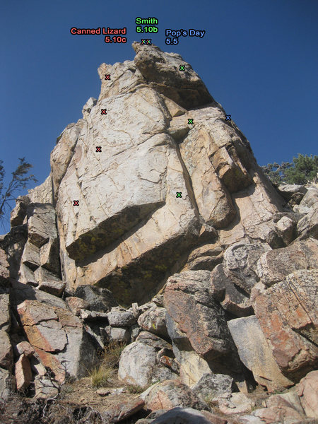 Bolt locations.