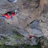 FA of Parallel Universe 5.11 with James Q Martin on the belay... Volunteer Canyon, AZ
