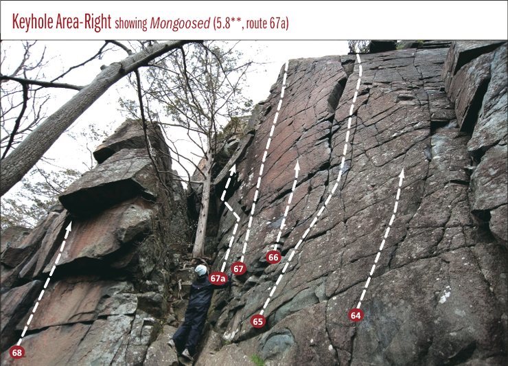 Rock Climb Mongoosed, Interstate SP (Taylors Falls)