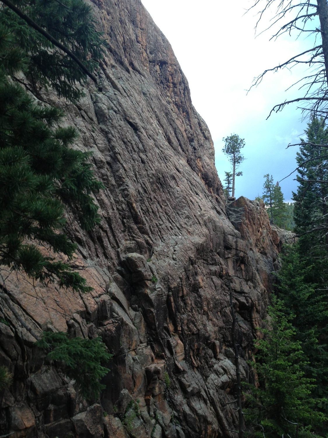 "Chalk Dust Torture" and "Black and Tan" as seen from the upper end of