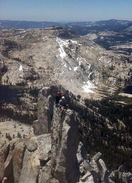 Vincent and Paul on Panic Pillar, 6/22/13