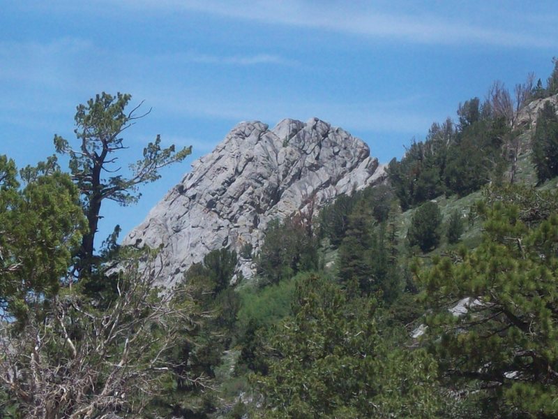 This buttress is farther than the others a different approach than described is better.