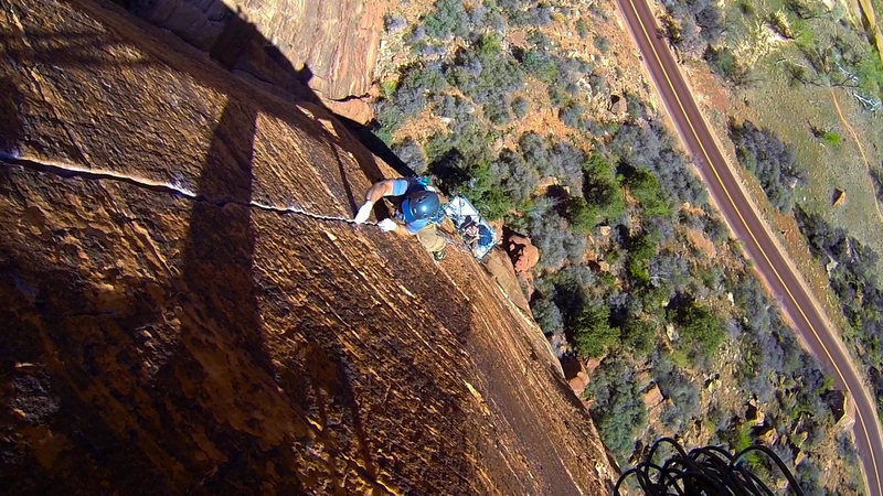 Why the portaledge? Well, let's just say we like to hang out.