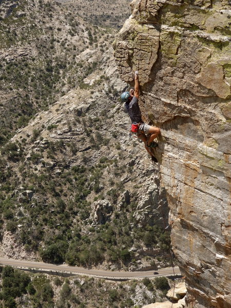 Independence Day on Mt. Lemmon. Also, my first 5.11 lead