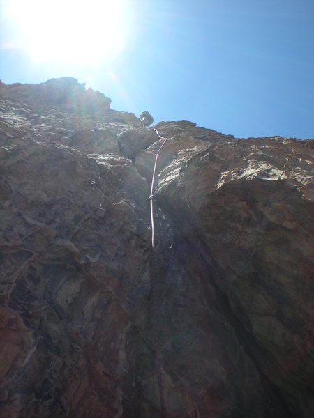 John Riggs leading pitch 3 on New Era, Grey Rock, GOG, Colorado Springs, CO.