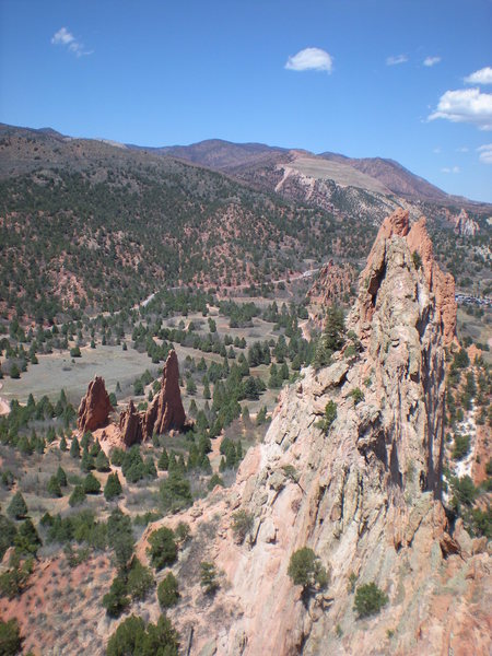 A view atop Grey Rock looking North, GOG, Colorado Springs, CO.