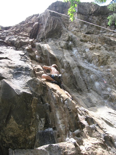 Mark almost half way up Killer Pillar.