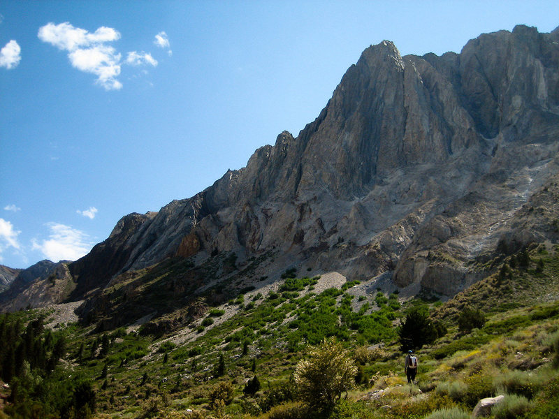 Approaching Laurel Mt.