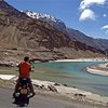 Ladakh, India:  Where the Zanskar and Indus rivers meet.