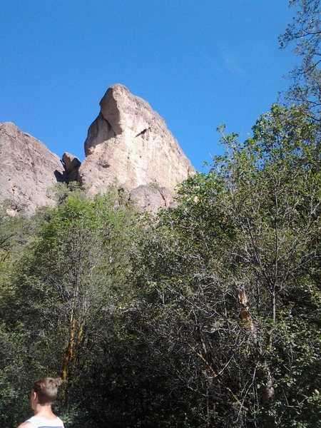 Heart rock from the pull-off