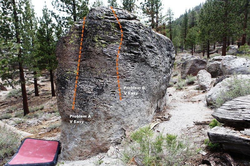 Dragon Boulder North Face Topo