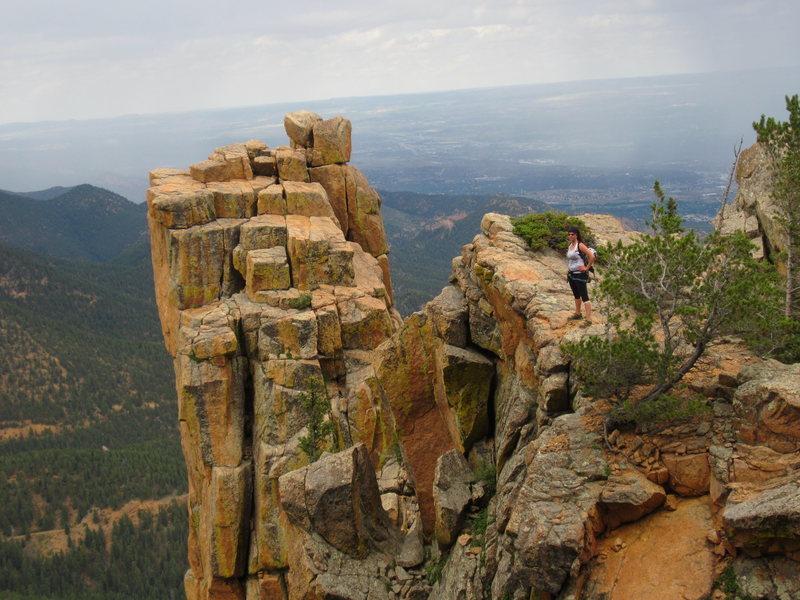 Summit ridge.