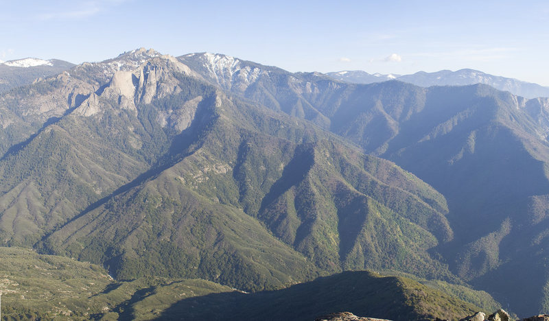 A view of the Buckeye Flat approach. The large shadowed canyon on the right is paradise creek. Good luck!