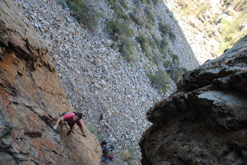Amazing photography of Jeff snagging the 2nd ascent