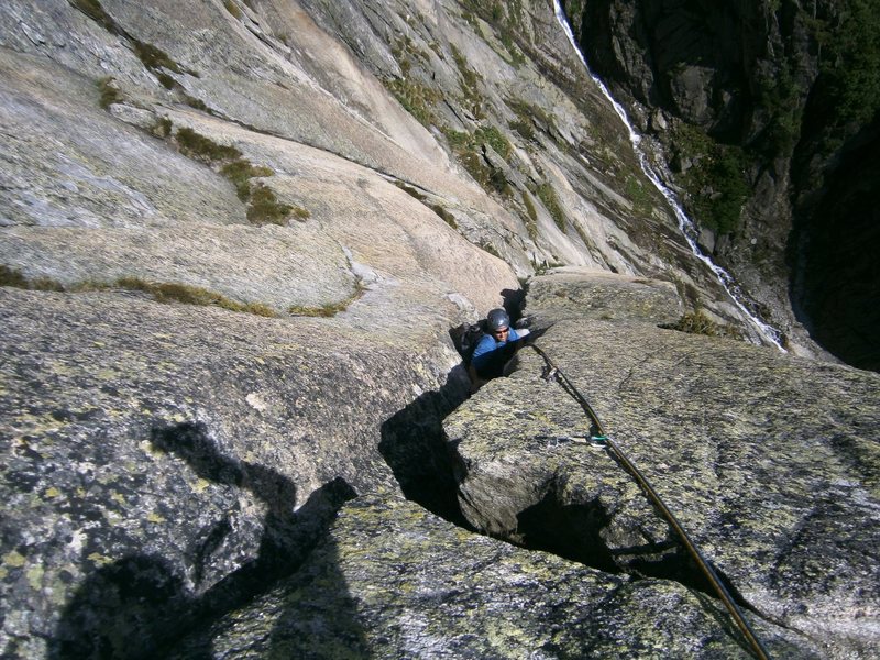 Pitch seven (5c+), Zeichen der Freundschaft