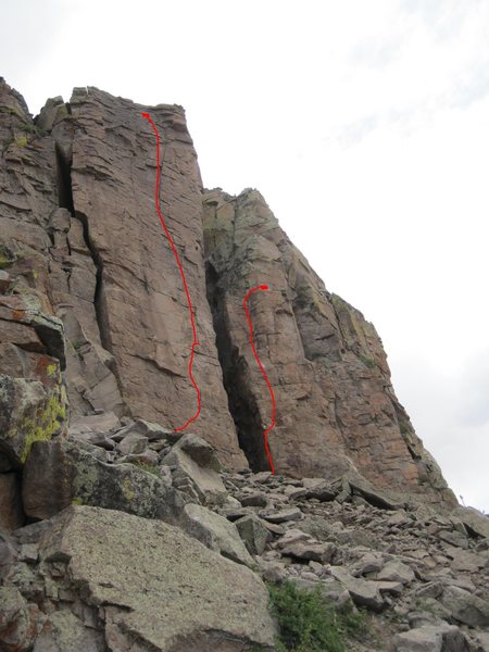 Mountains of the Moon left.<br>
Blue Nile right.