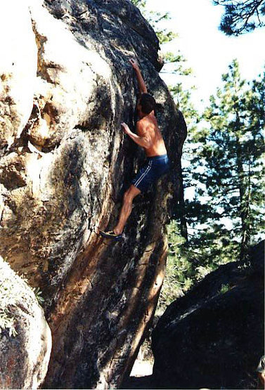 Crappy old photo of the final hard pull on Dissing Euros.