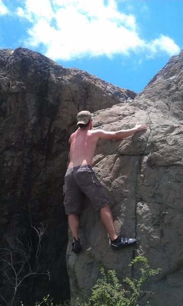 Northwest corner of west boulder