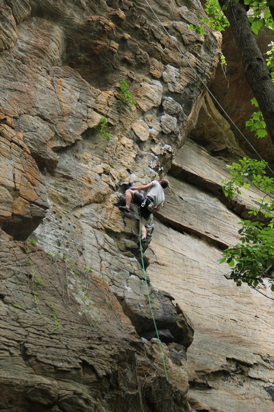 5.10 climbing