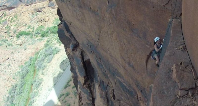 Third pitch of the 5.6 Corner.