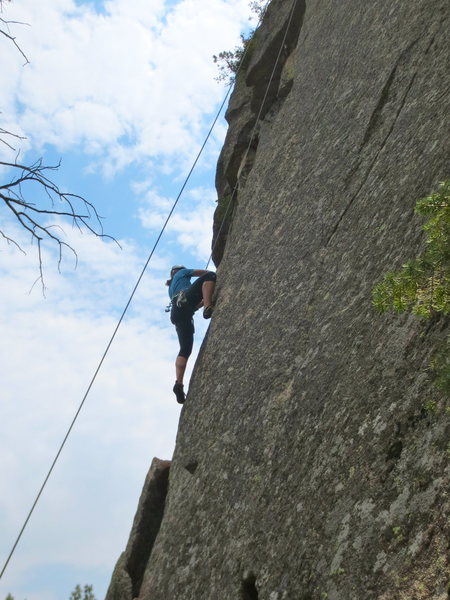 The arete.