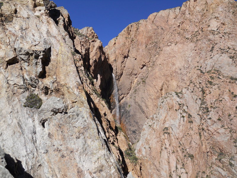 The cliff is named after this creek.