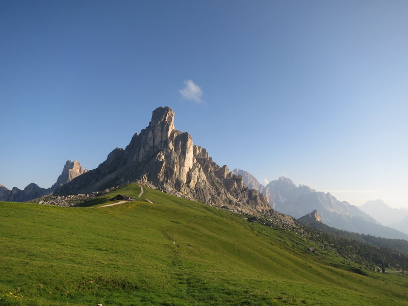 Monte Güsela from Paso di Giau