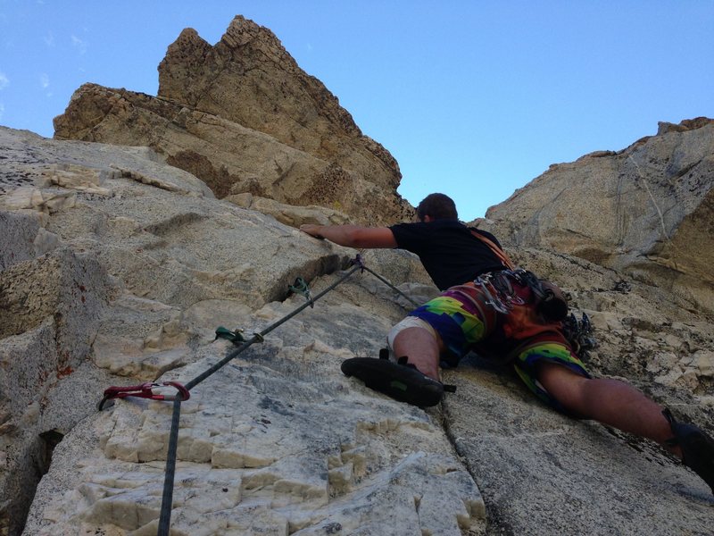 Trad lead of Trench Run