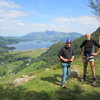 Bill Freelands and Pete Armstrong on the top of Black Crag July 2013