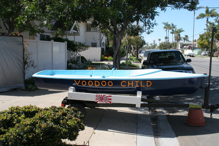 12' sloop "VOODOO CHILD"---a project to take my niece to the islands.