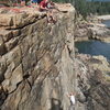 Our first top rope of Wonder Wall. An amazing climb!