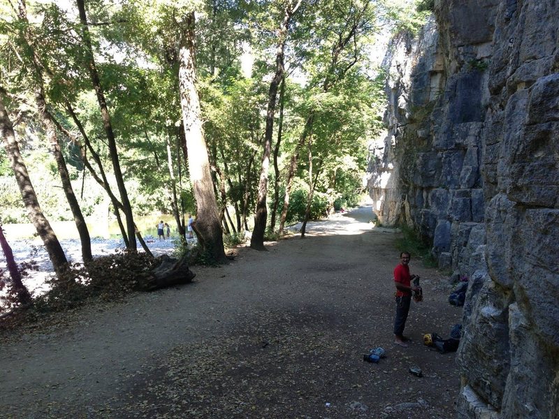 Rock Climbing in La Colle Sur Loup, France