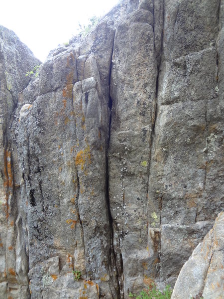 Very overhanging, packs a lot of punch for 20 feet of climbing.