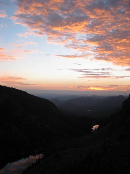 Jackson - Johnson route - Hallett Peak. RMNP Sunday Sept 1st. 2013 Photo by Mike Walley.