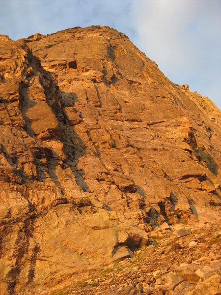 Jackson - Johnson route - Hallett Peak. RMNP Sunday Sept 1st. 2013 Photo by Mike Walley.<br>
<br>