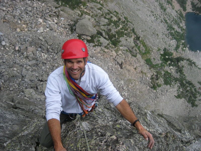 Jackson - Johnson route - Hallett Peak. RMNP Sunday Sept 1st. 2013 Photo by Alan.<br>
<br>