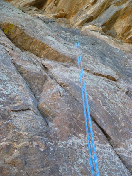 The crux area.