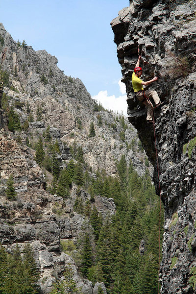 Rock Climb Firefly, American Fork Canyon