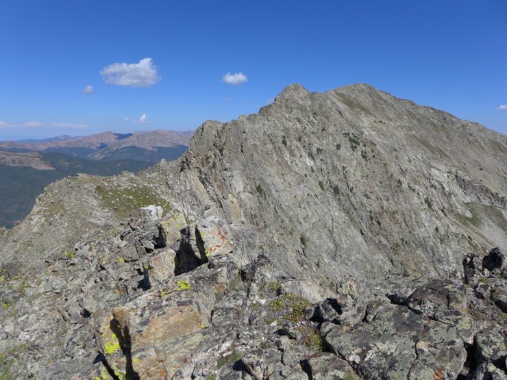 Ridge walking.