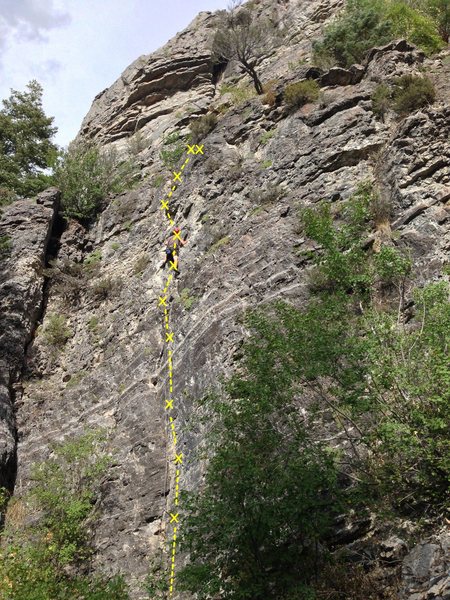 Darrell Hodges at the crux of [[108326451]] 5.8