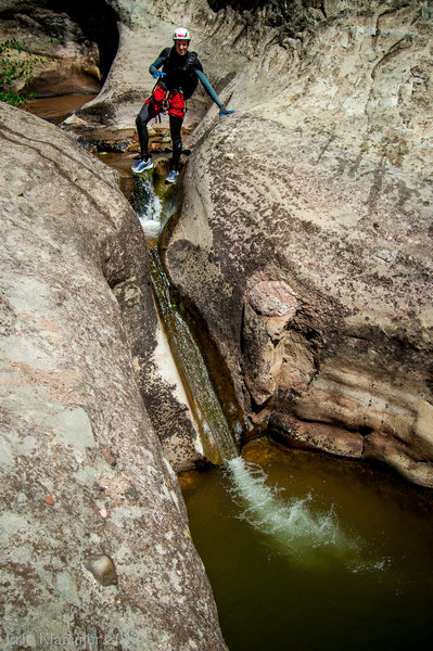 Canyoning Hay's Creek with Nathan. Summer 2013. Redstone, CO.