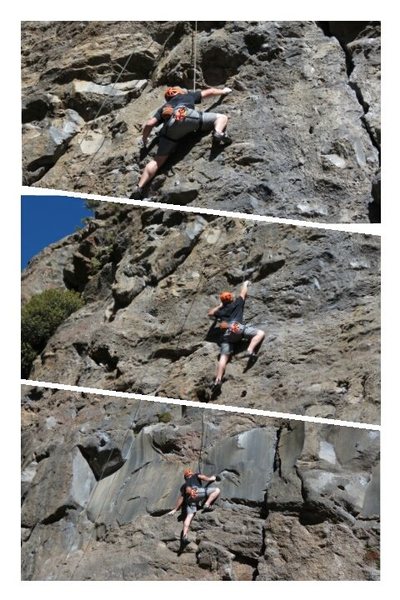 Amazing climb on the warming wall. Perfect rating