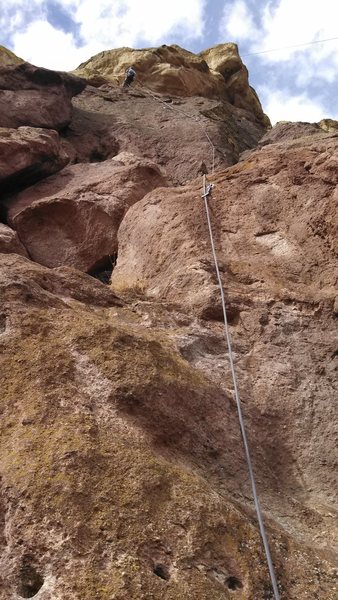 Looking up the second pitch.