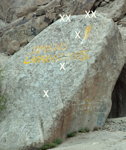 A simple picture of Julley including bolts and anchors.