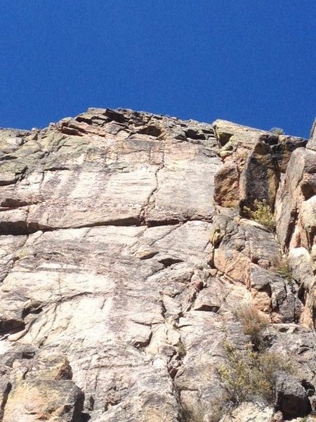 Close up of the upper pitch of CB Crack.