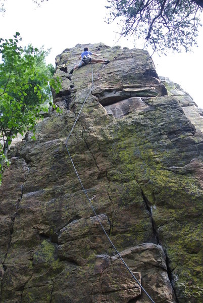 Dunbar in stem mode most of the way up "Tower Route".<br>